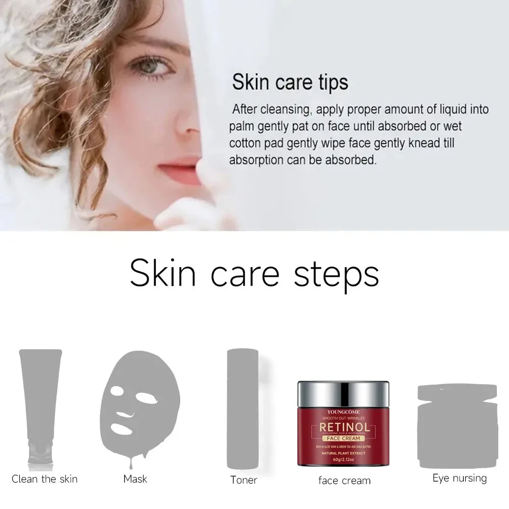 1/3PCS Retinol Lifting Firming Cream Repairing Moisturizing Nourishing Cream Brightening Skin Facial Anti-Aging Face Skin Care